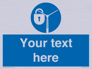 Custom mandatory lock rotor blades